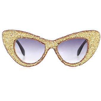 Gafas de sol de ojo de gato de gran tamaño con gafas demujer 