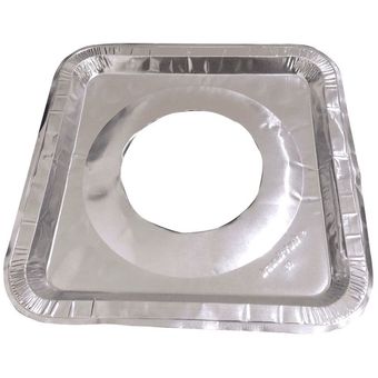 Pack de 12 Protectores de Aluminio para Hornilla de Cocina