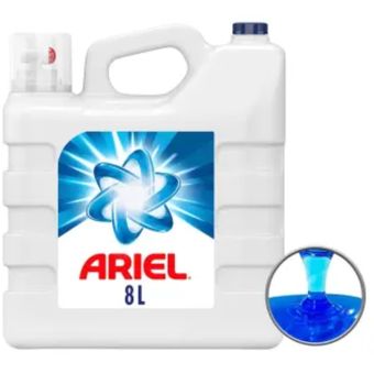 Detergente Liquido Ariel Concentrado Doble Poder 8 Lts