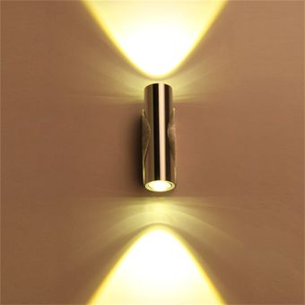 Nuevo 2W  6W LED de la pared de la pared hacia abajo la lámpara de la lámpara del espejo del espejo del escono el día  blanco cálido 
