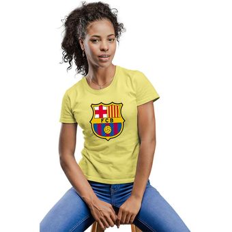 Camiseta fcb sales amarilla