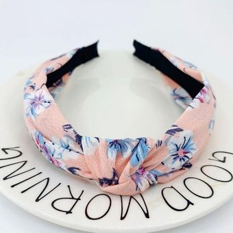 1 diadema para mujer accesorios para el cabello diadema anudada de Color sólido diadema para niñas diademas Sombreros con bisel 