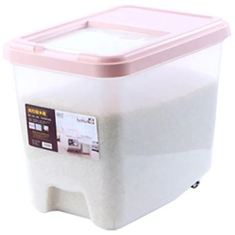 Topsky Rice Contenedor de almacenamiento Comida de cocina Barril de ar 