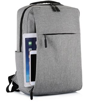 Mochila Smart para Laptop Notebook 15.6” carga USB Gris - Generico