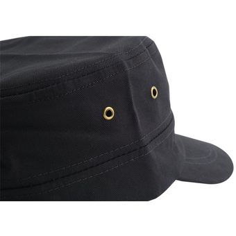 Casual Unisex Color sólido ejército militar tapa ajustable con parte superior plana de Baseball Hat 