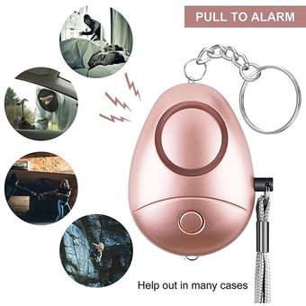 Alarma personal de seguridad de 2 piezas llavero de alarma Safesound 