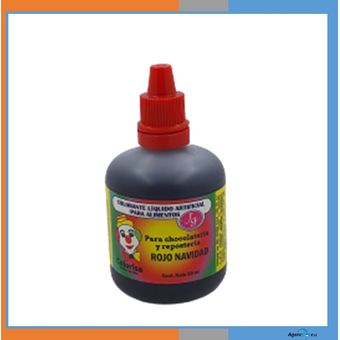 Colorante alimentario líquido rojo 38 ml