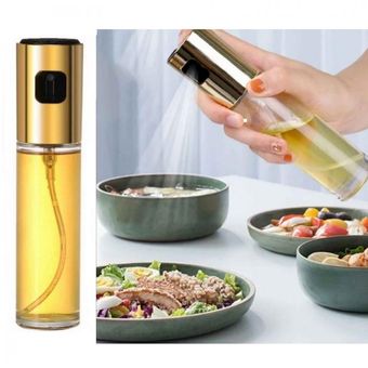 1 pieza de vidrio Pulverizador de aceite Botella aceite de oliva Dispensador  Aceite Spray para cocina , de cocina, Moda de Mujer