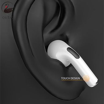 Earbudos de auriculares inalámbricos J6 con caja de carga de micrófono auriculares deportivos en la oreja 