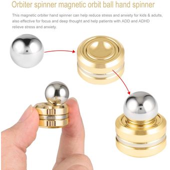 Dedo contra la depresión juguete Spinner Orbiter órbita magnética balón con la mano Spinner 