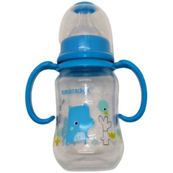 Munchkin Vaso Con Popote Antiderrame De Asas Para Bebe Color Azul