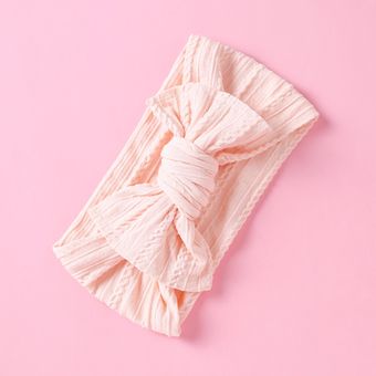 accesorios para el cabello para bebé anudado turbante con lazo diademas de diseño para niña y niño Diadema elástica de nailon para bebé accesorios para el cabello para bebé anudado turbante con lazo diademas de diseño para niña y niño Diadema elástica de nailon para bebé