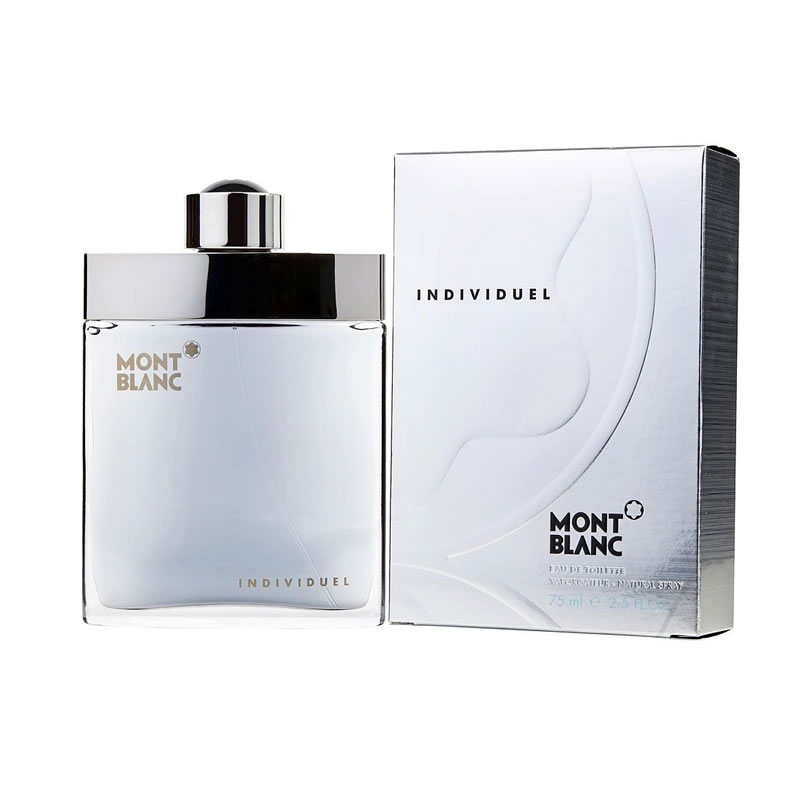 Perfume Caballero Mont Blanc INDIVIDUEL 75 ml - Gris