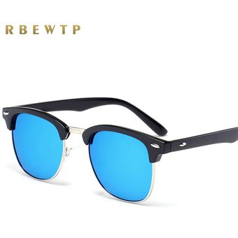 Semi Rimless Men's Sports Sun Glasses Driving Polarized For 