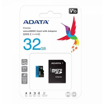 Silicon Power Tarjeta de memoria microSD SDHC Clase 10 de 32 GB con  adaptador SD de 40 MB/seg