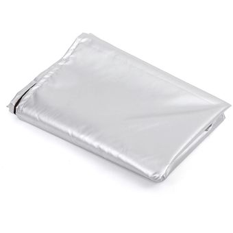 Cubierta de aire acondicionado Oxford Paño impermeable impermeable a prueba de sol a prueba de sol Limpieza anti-polvo a prueba de sol Lavado Durable Protector resistente al agua para la malla al aire libre Silver-80cmx53cmx28cm 