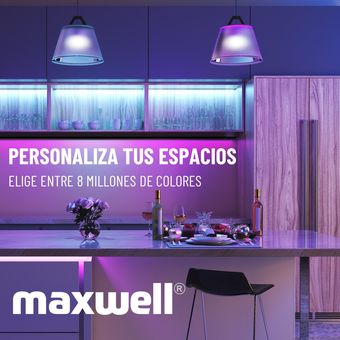 MAXWELL Tira Cinta Luces Led RGB Wifi Maxwell 20 Metros Total Kit