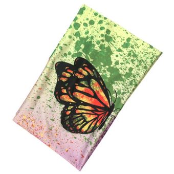 Color mariposa de ancho de ala ancha deportes de la diadema absorbente de sudor 
