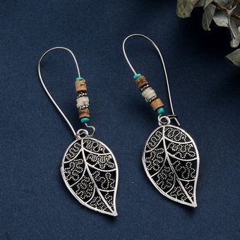Pendientes Retro De Plata Étnica Pendientes Accesorios De De 