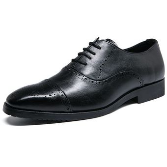 EUR 38-47 Zapatos de boda para hombre Zapatos de cuero casuales 