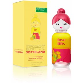 Perfume Benetton Sisterland Yellow Peony EDT For Women 80 mL