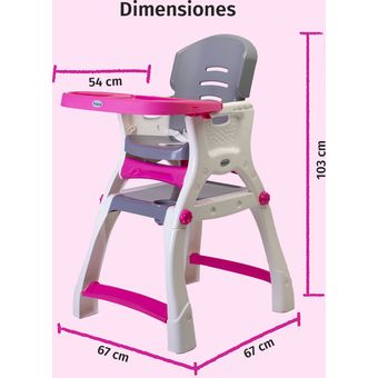 Silla Periquera Bebe Prinsel Caddy Con Mesa Actividades