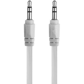 Cable Auxiliar 1 a 1 3.5mm - 3.5mm Estéreo 1 Mts XTECH Blanco