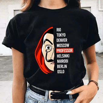 camisetas de la casa de papel