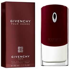 Perfume Caballero Givenchy POUR HOMME Eau De Toilette 100 ml - Rojo