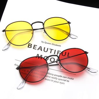 Gafas De Sol redondas para hombre y mujer para exteriores lentes De Sol De lujo De estilo vintage con espejo De marca De diseñador UV400, clásicas 