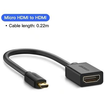 Adaptador 2 en 1 Mini HDMI y Micro HDMI Macho a HDMI Hembra UGREEN UGREEN