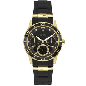 Reloj Guess VALENCIA W1157L1 - Dama Negro/Oro