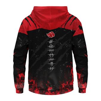 Naruto Ultimate Ninja Akatsuki Cosplay Sudadera con capucha Disfraz Naruto Ultimate Ninja Akatsuki Cosplay Sudadera con capucha Disfraz