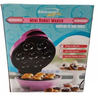 Maquina de MINI DONAS marca BRENTWOOD 👉para más info escribir al