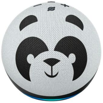 Amazon - Parlante Portátil Amazon Echo Dot 4ta Gen Altavoz Inteligente Niños Alexa Panda Bluetooth