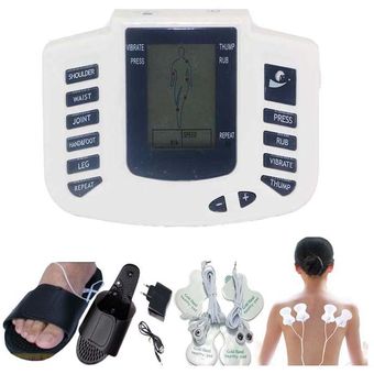 Maquina De Terapia Muscular Digital Masajeador 4 Electrodos