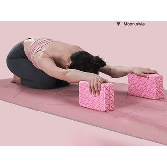 Fitness bloque de EVA para Yoga ladrillo espuma mujer Pilates gimnasio ejercicio entrenamiento para el trabajo-confortable Decoración 