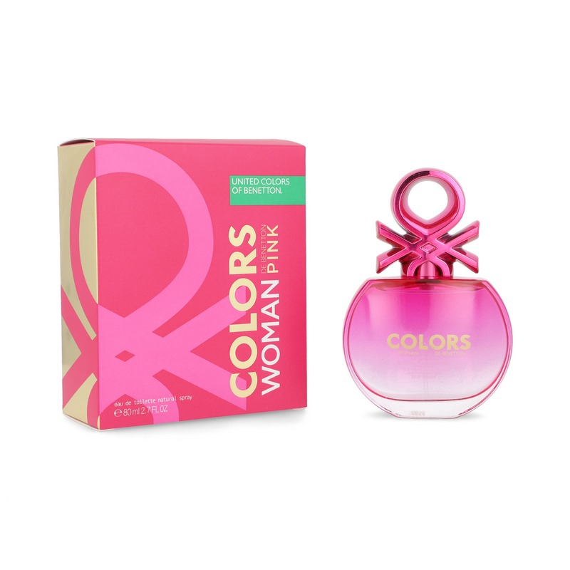 Perfume para Dama Colors Pink 80 ml Edt Spray