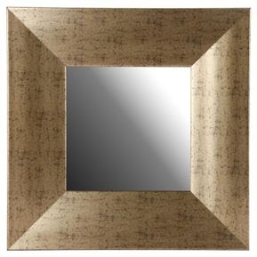 Espejo Decorativo Marco Dorado 40 x 40 cm