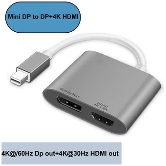4K Mini DP a HDMI VGA DVI Displayport cable convertidor de adaptador 