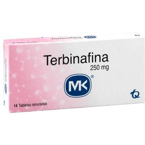 Terbinafina Mk 250mg Tableta Caja X14tab.