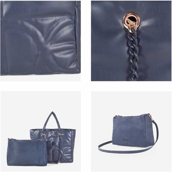 Bolsa Tote Cloe Para Mujer Grande Bolso pouch adicional