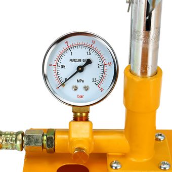 Probador de presión agua 2.5MPa 25KG PumpTank  prueba h 