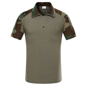 pantalón de camuflaje Multicam de caza y combate XYX #Camouflage camisa táctica de camuflaje de manga corta Camiseta del ejército militar para hombre 