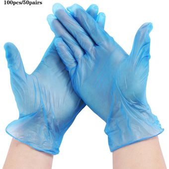paralelo cantidad de ventas Marquesina Los guantes de nitrilo guantes desechables de látex de PVC antideslizante  antiestático a prueba de polvo - Azul | Linio México - GE598HB0B2JSXLMX