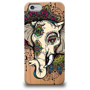 Funda para iPhone 6 Plus - Holy Elephant, Madera