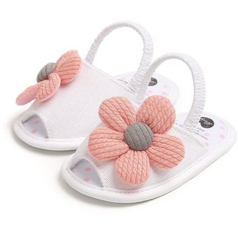 Sandalias de bebé de girasol bebé sandalias Bebé Zapatos de fondo suave no caminar zapatos sandalias de niña 