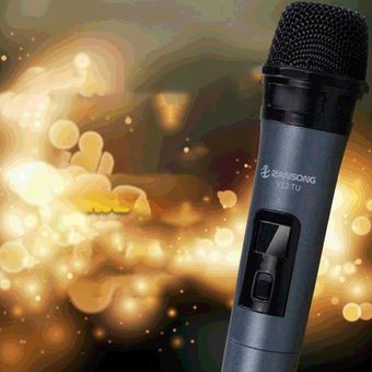 Micrófono Profesional Handheld Durable Práctico Cantante Inalámbrico Micrófono 