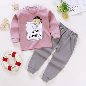 Conjunto De Ropa De Manga Larga Para Bebes Y Ninas Con Dibujos Animados Bonitos Ropa Para Ninos De 0 A 2 Anos Ropa Para Bebes Traje Para Ninos Linio Colombia Ge063tb196ujllco