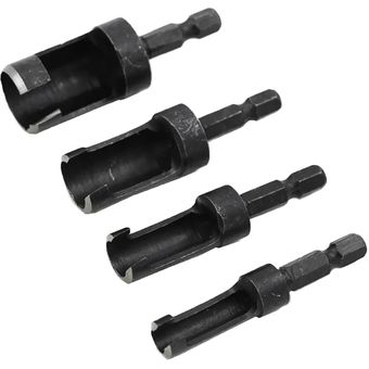 herramientas de corte de mad 4x de juego de brocas de vástago redondo 